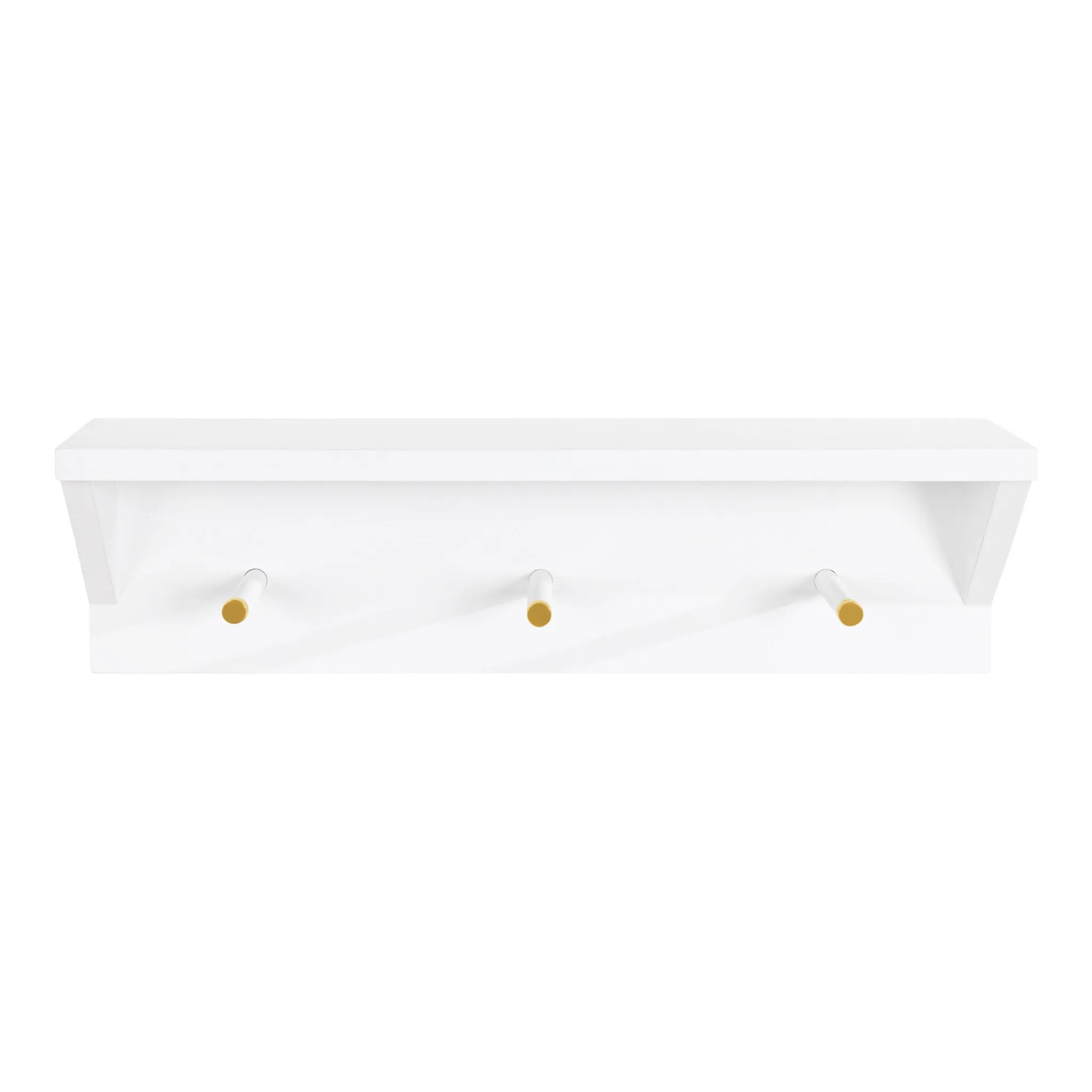 Adlynn Wall Shelf with Pegs