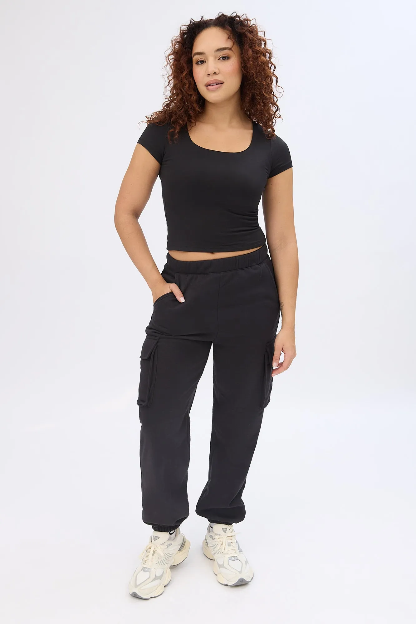 AERO Short Sleeve Square Neck Tee
