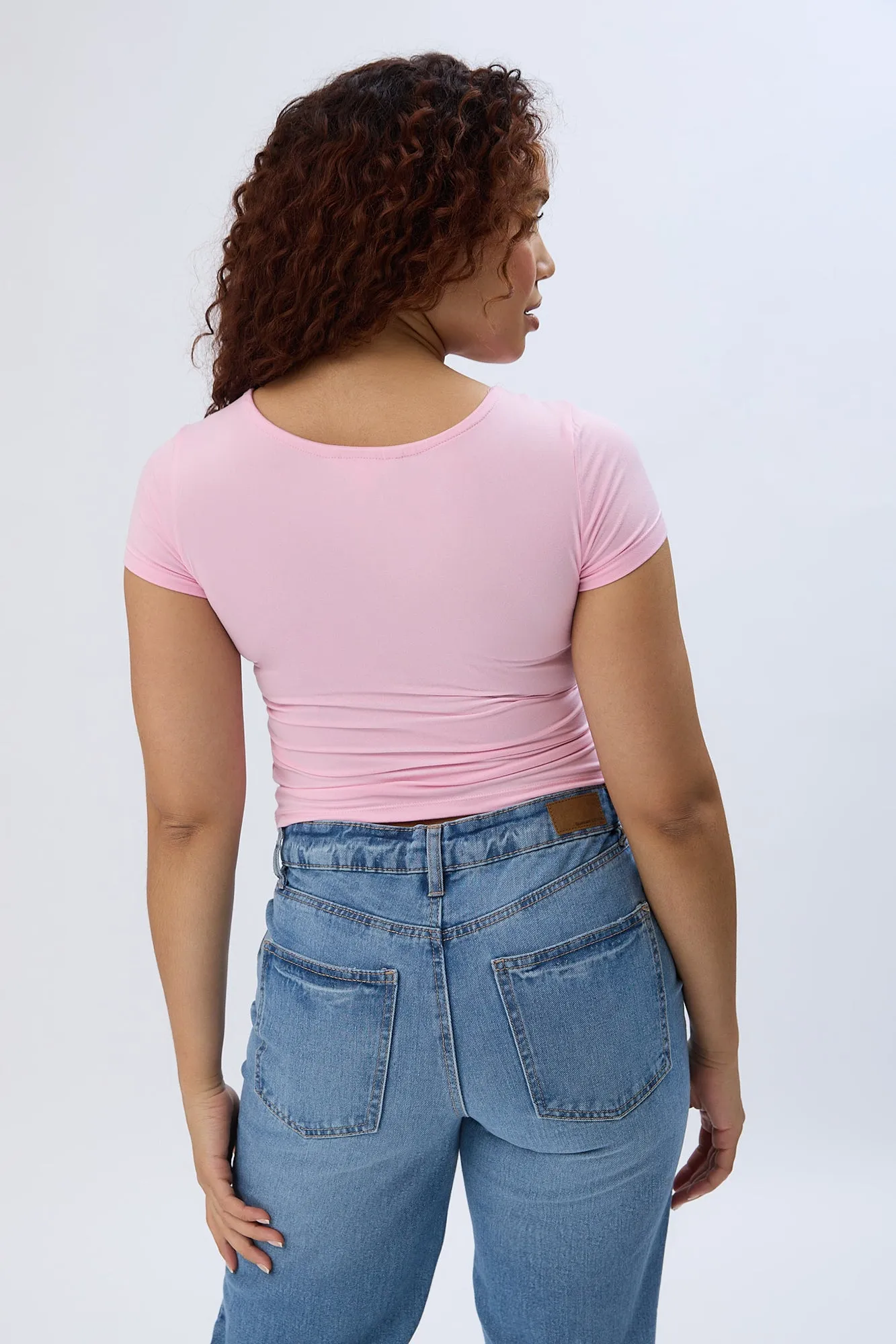 AERO Short Sleeve Square Neck Tee