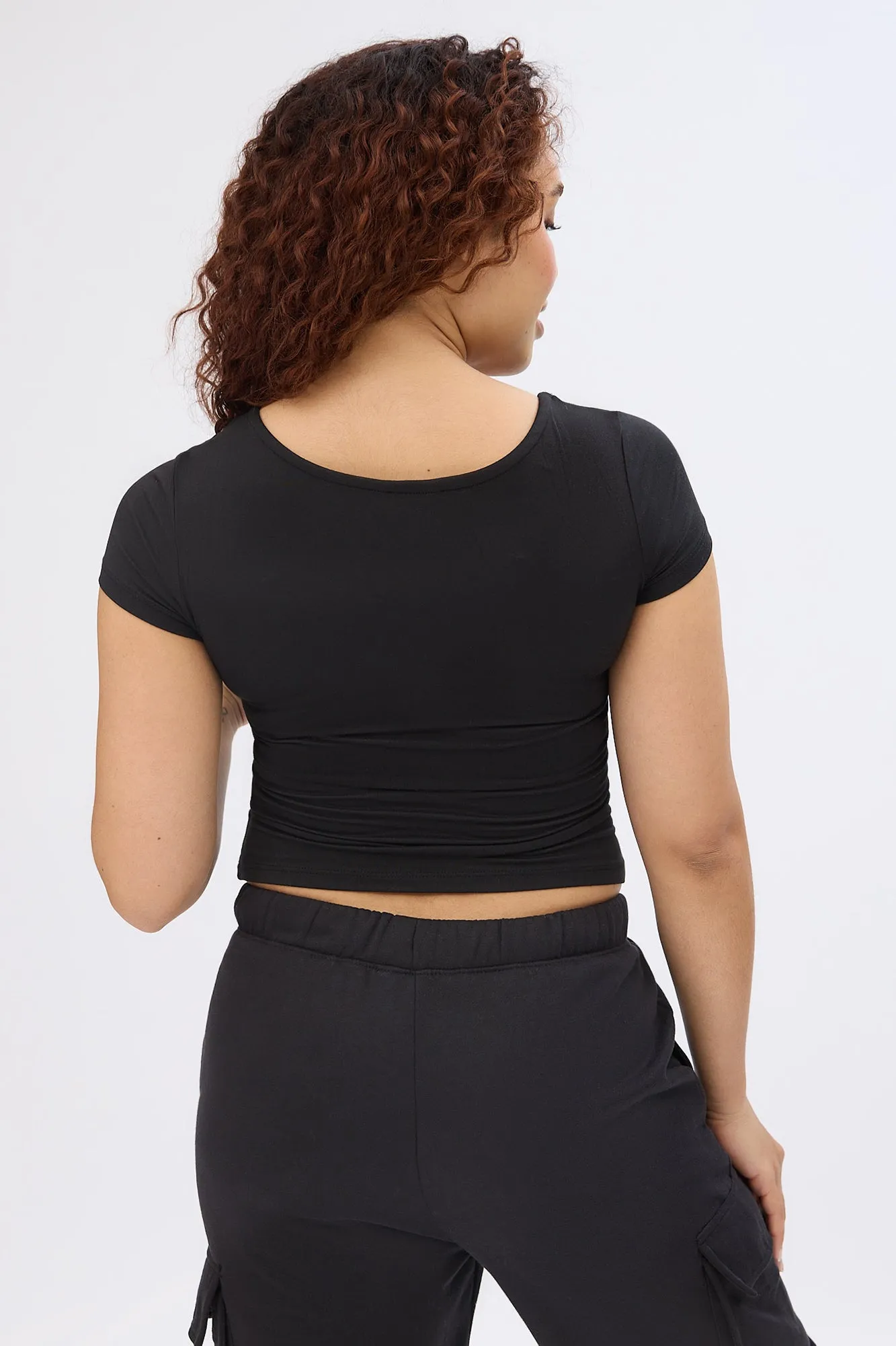 AERO Short Sleeve Square Neck Tee
