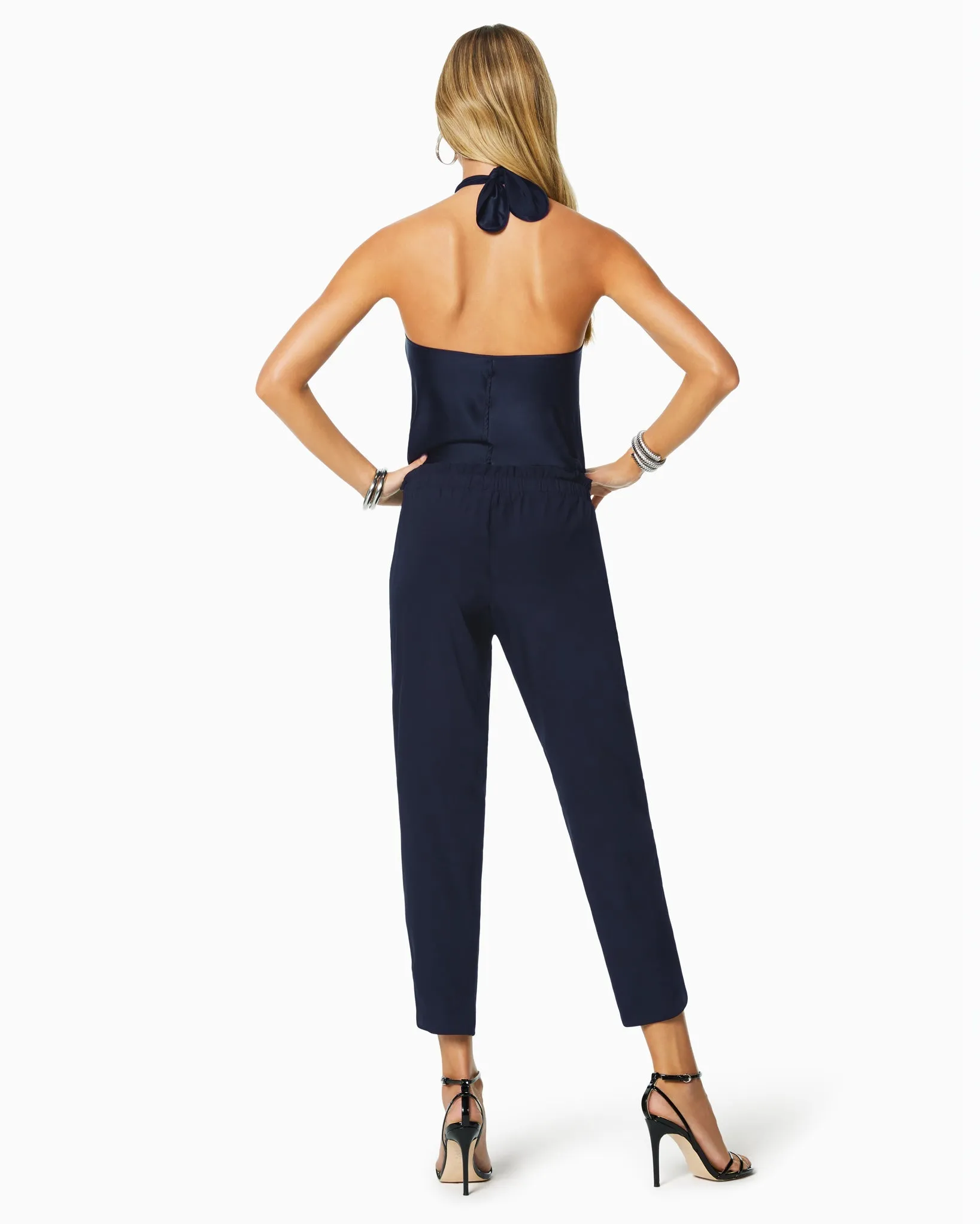 Allyn Silk Paperbag Waist Pant