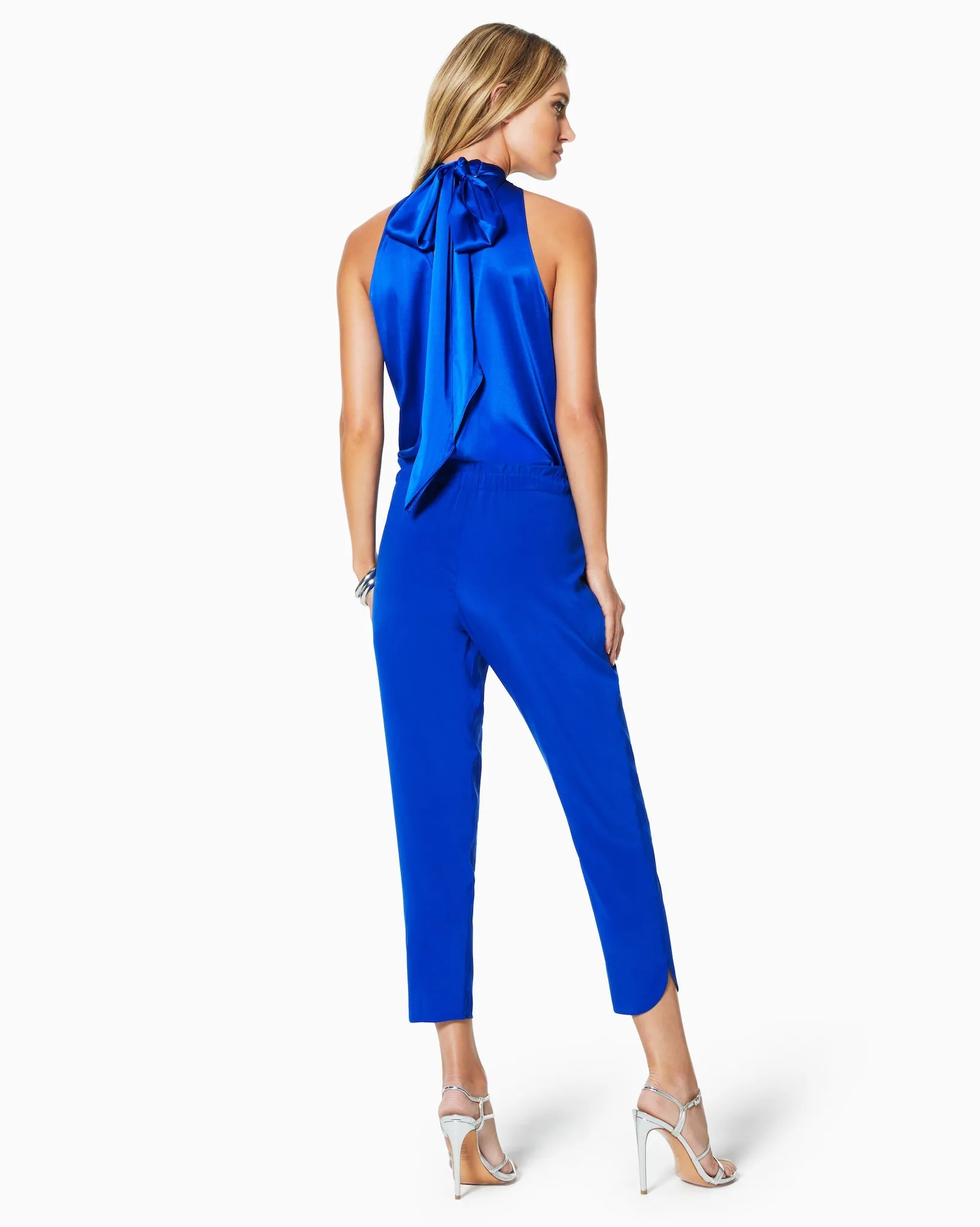 Allyn Silk Paperbag Waist Pant