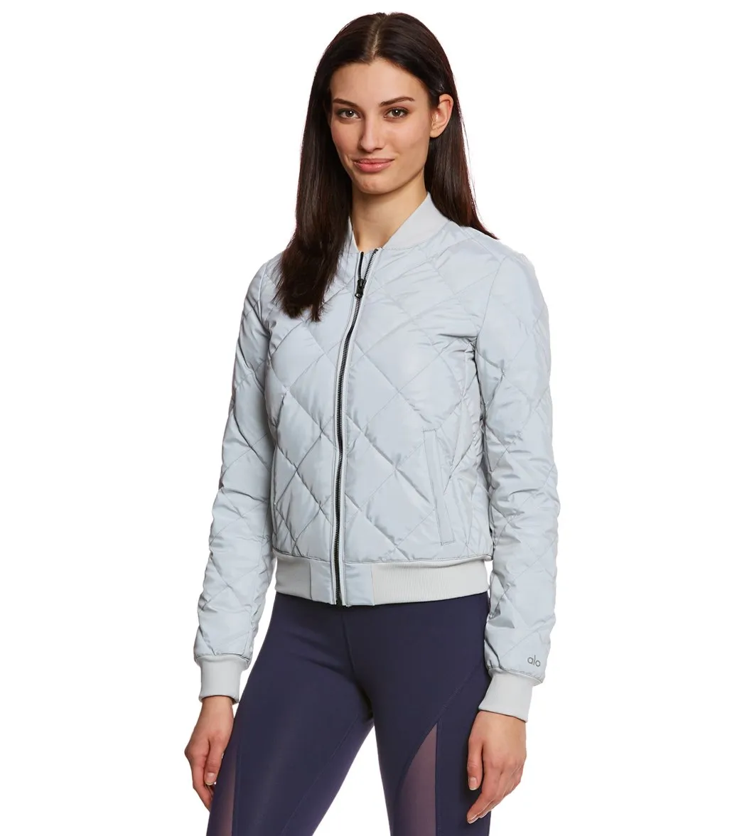 Alo Yoga Reflective Idol Bomber Workout Jacket