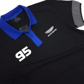 AM classic designer polo shirt | Black
