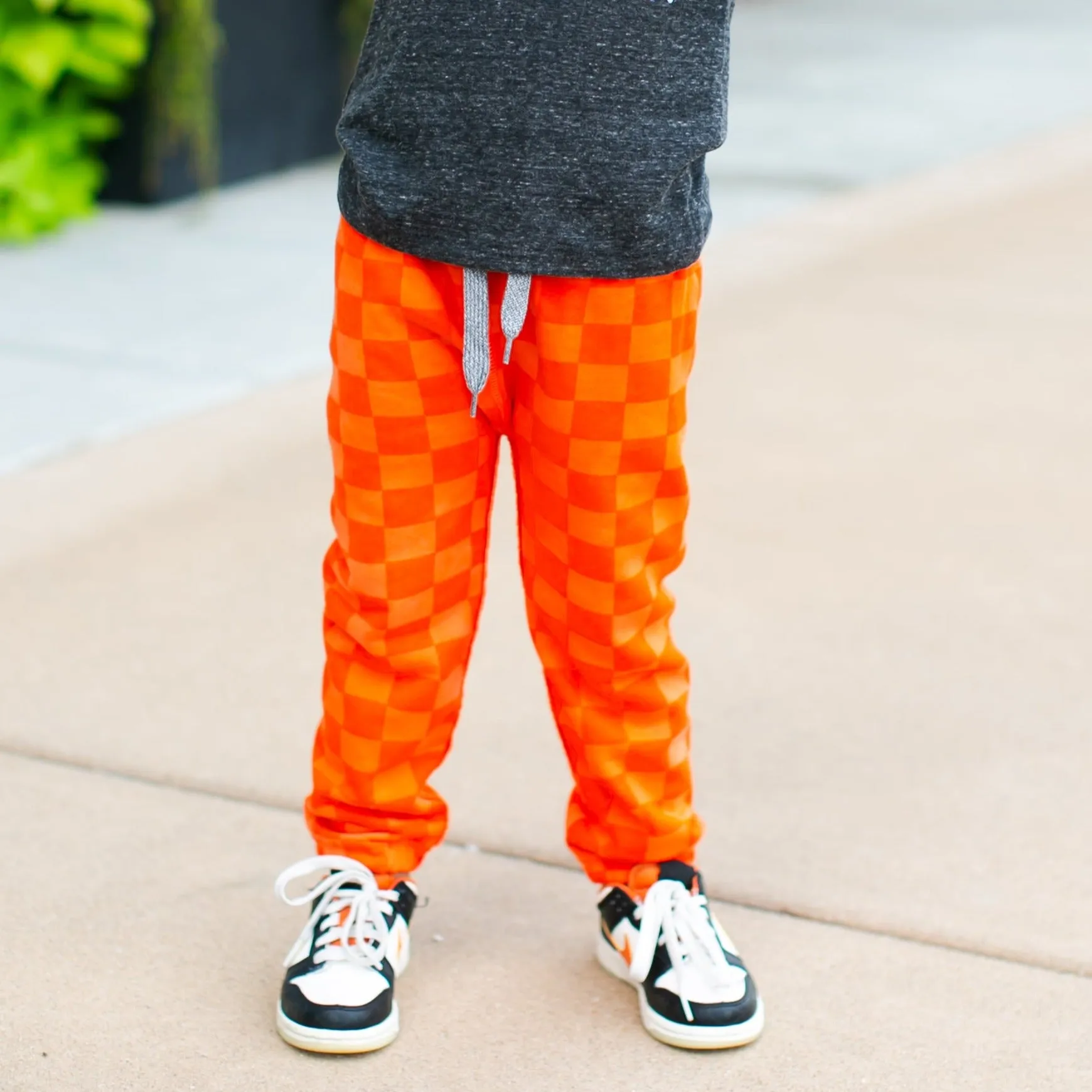 Appaman - Gym Sweats in Orange Check