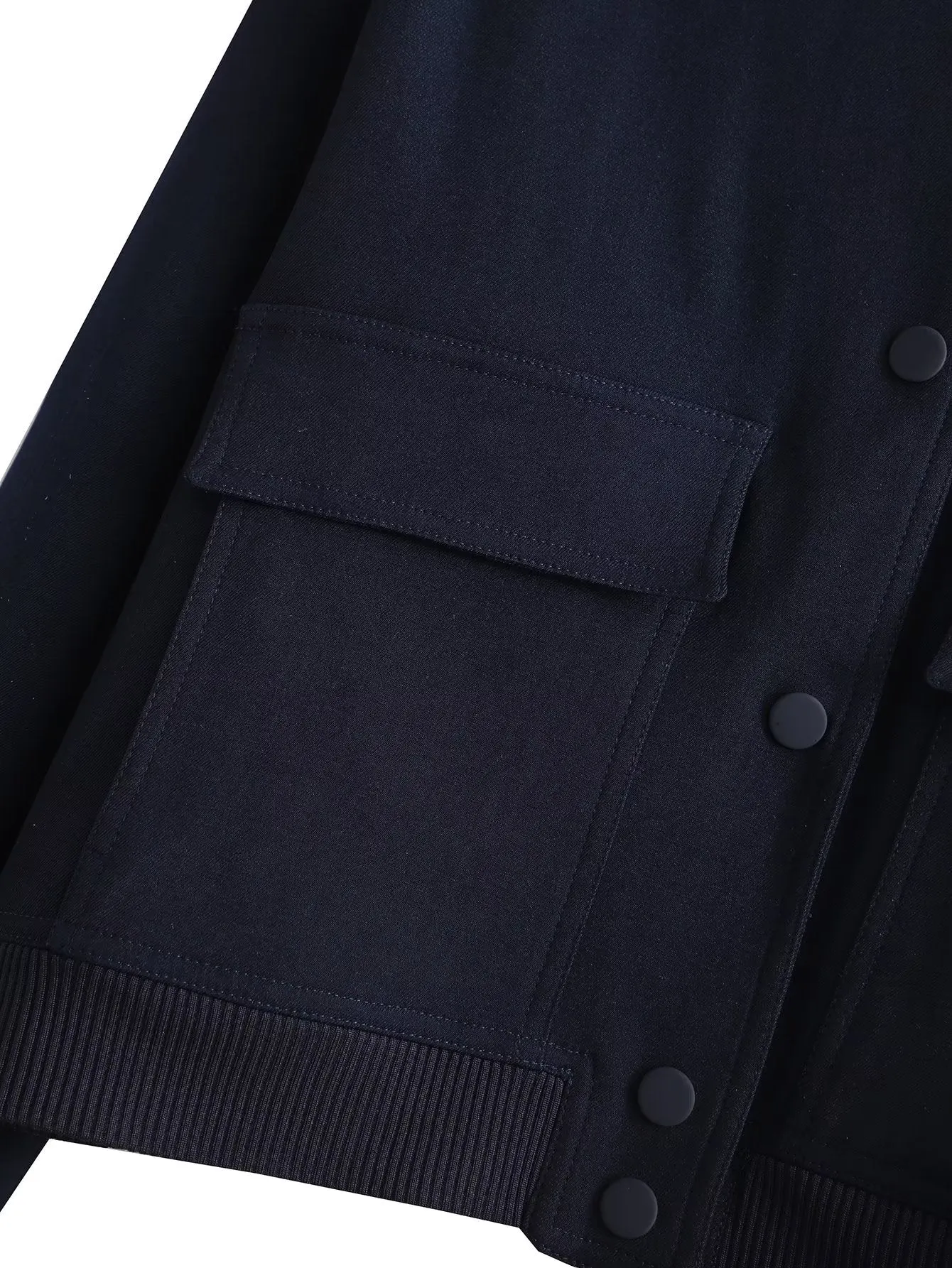 Aviator Bomber Jacket: Women's Sport Flap Pockets Cropped Blazer