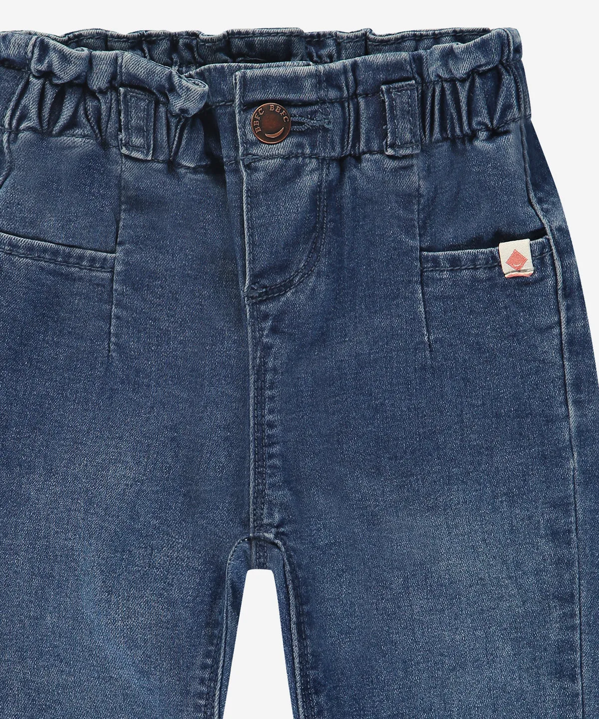 Baby Paperbag Pants - Blue Denim by Babyface - FINAL SALE