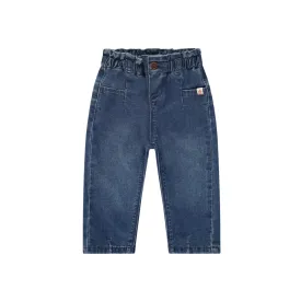 Baby Paperbag Pants - Blue Denim by Babyface - FINAL SALE