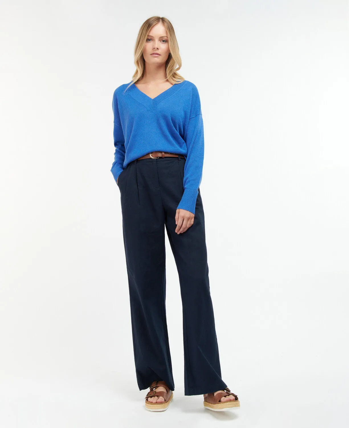 Barbour Bathgate Knit - Bluebell