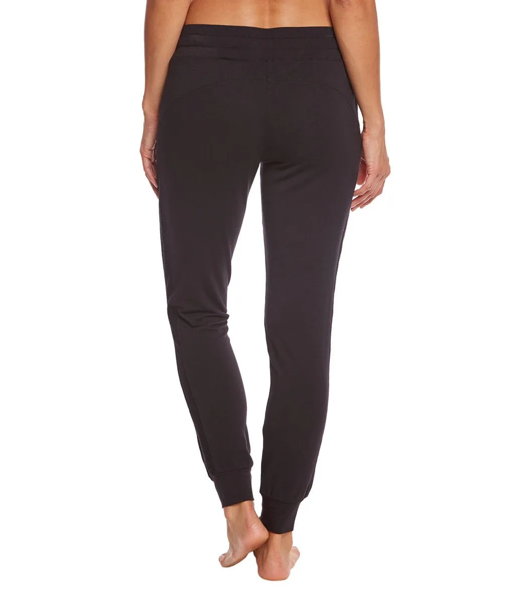 Betsey Johnson Mesh Insert Sweatpant Joggers