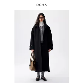 Black Long Wool Coat