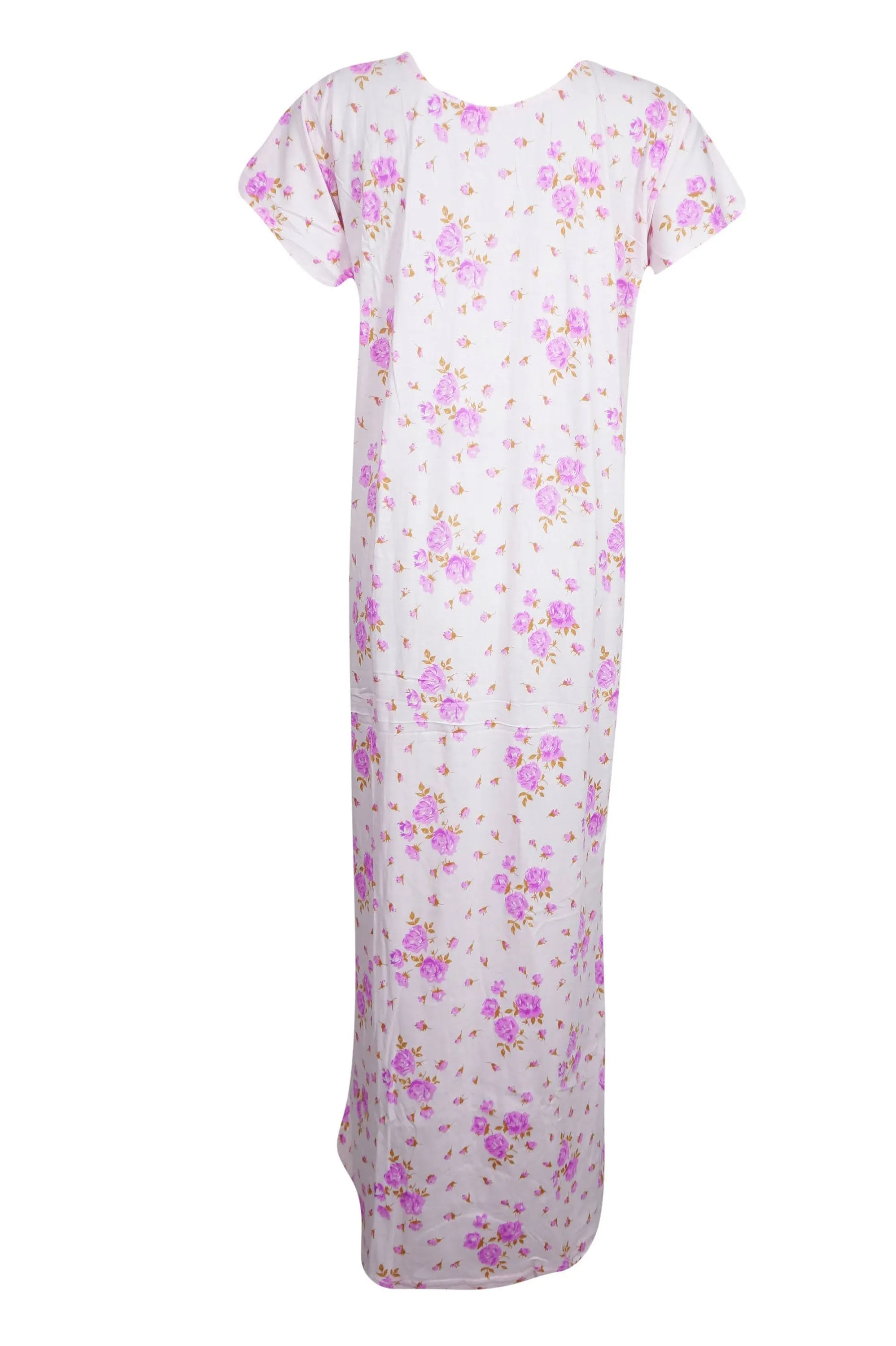 Boho Caftan Maxi Housedress Summer Muumuu, Cruise Dresses, M