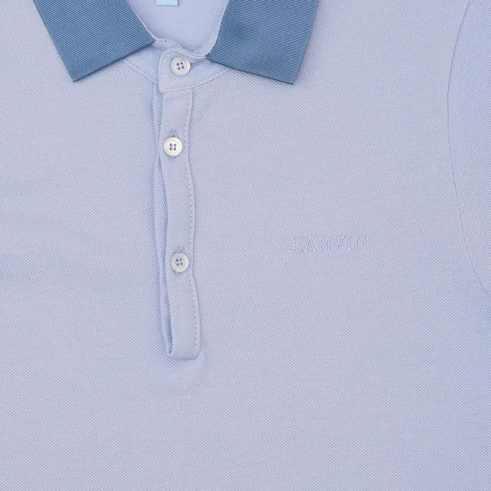 Boys Pale Blue Polo Shirt