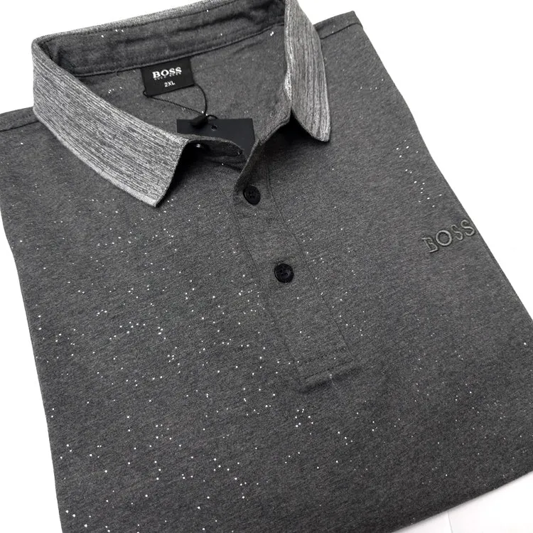 BS Glit designer polo shirt | Grey