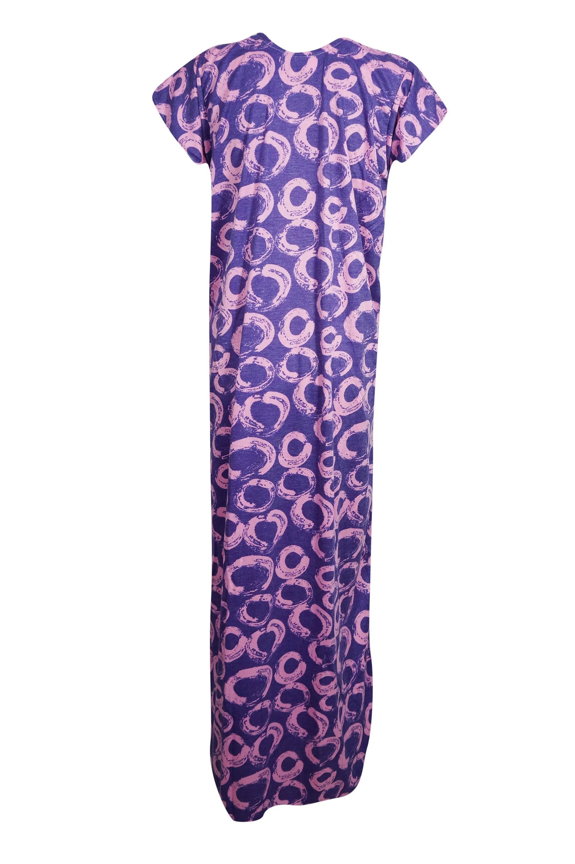 Caftan Maxi Dress, Caftan, Boho Pink Purple Floral M