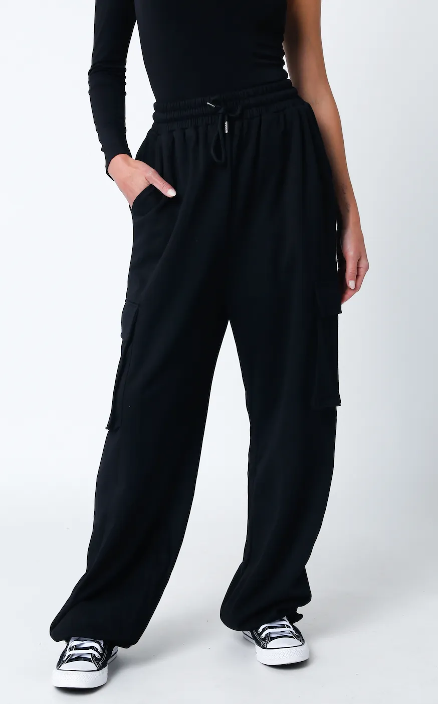 Cargo Drawstring Sweatpants