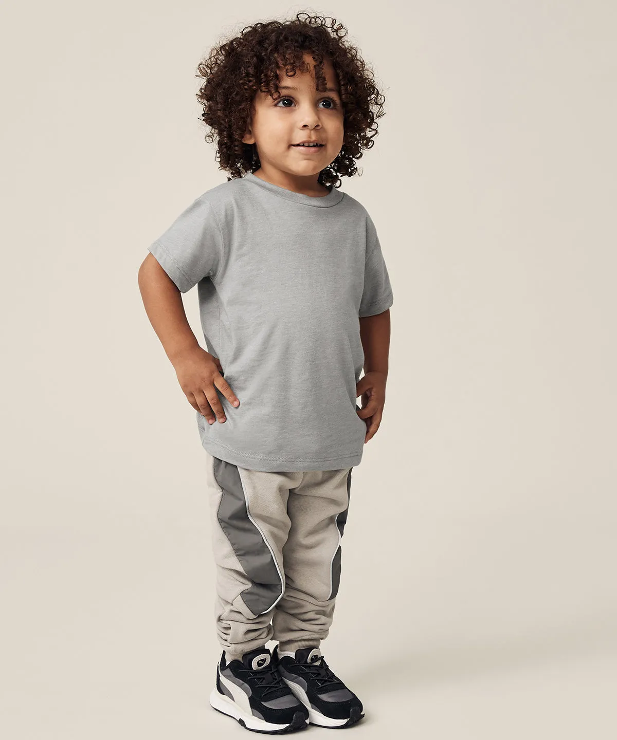 Charcoal-Black Triblend - Toddler triblend short sleeve tee