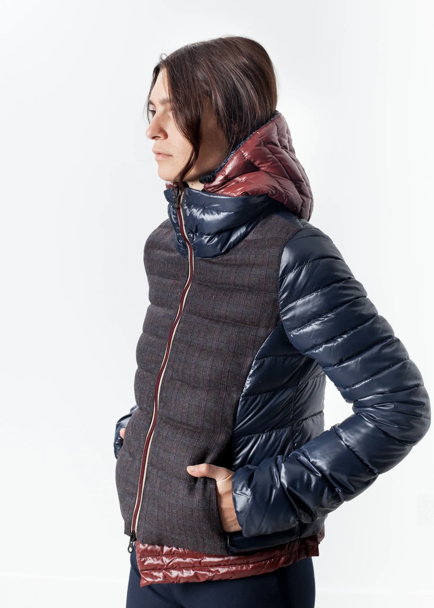 Cinosura Coat in Navy - Less Choice