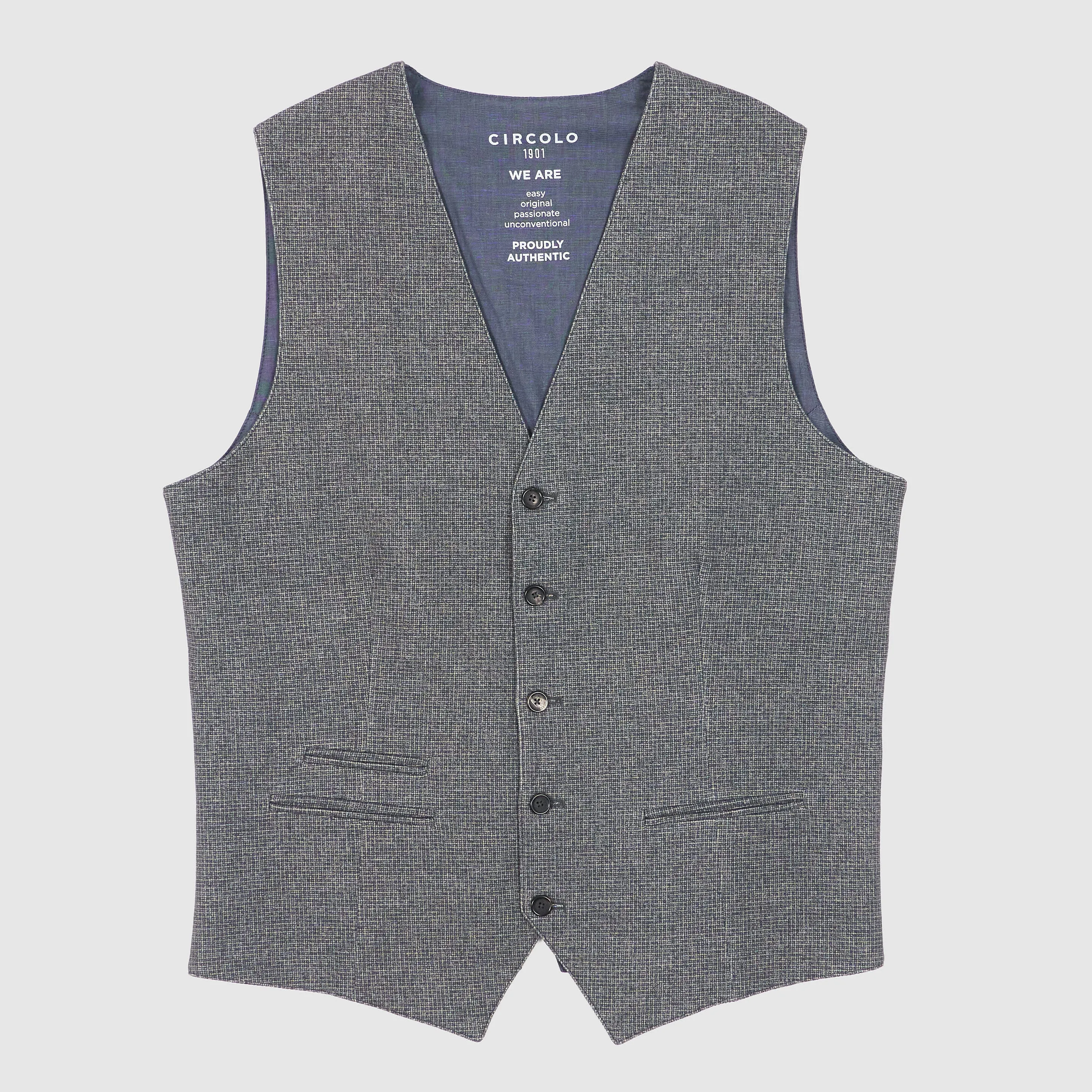 Circolo 1901 Knitted Cotton Fleece Vest