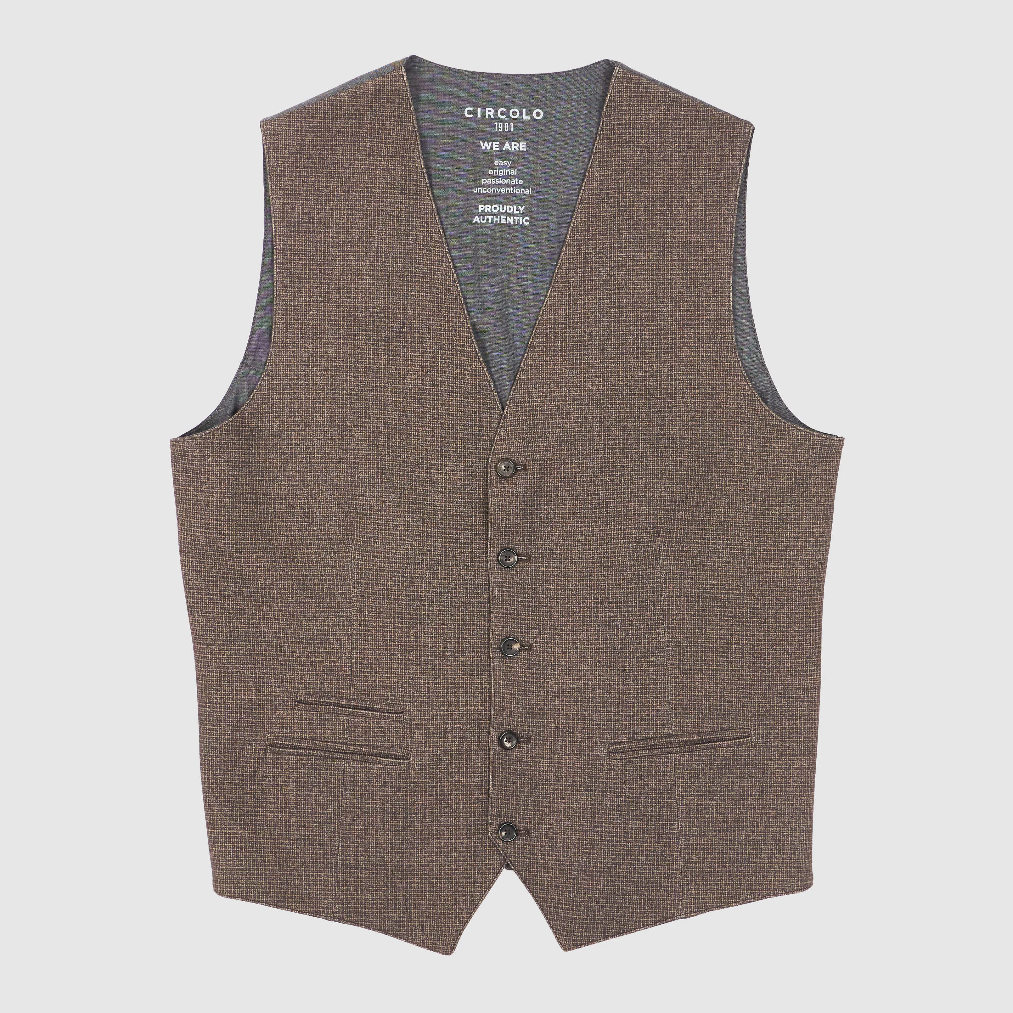Circolo 1901 Knitted Cotton Fleece Vest