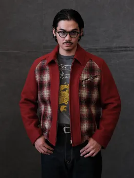 Classic Patchwork Wool Zip Jacket