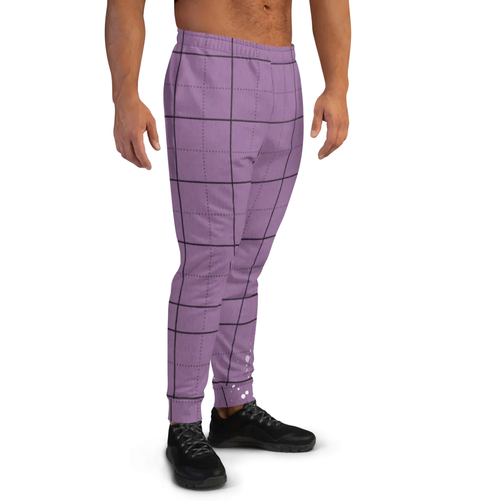 CRXWN | Drip or Dye | Plaid Season 1 Unisex Jogger Sweatpant Violet Purple