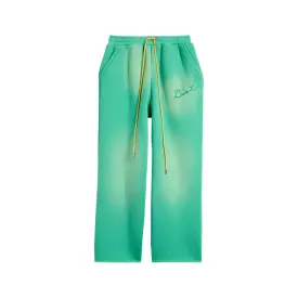 Diet Starts Monday Chainstitch Sweatpants - Green