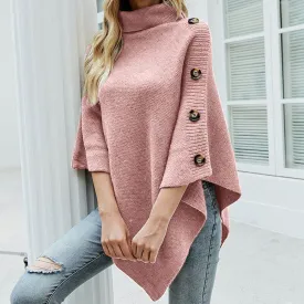 Farah | Women's Button-Detail Knit Sweater - Soft & Lightweight