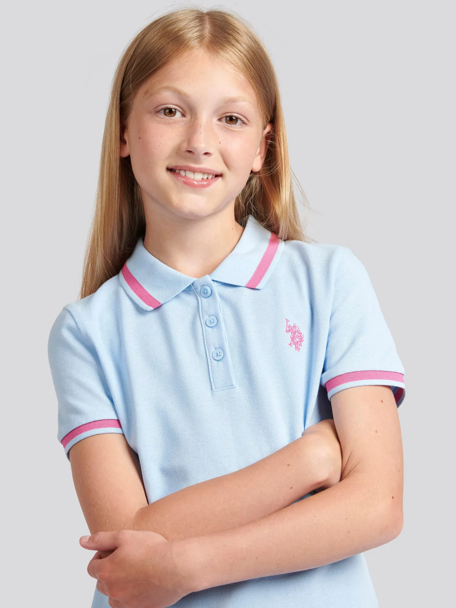 Girls Polo Shirt in Windsurfer