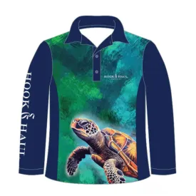 Hook And Haul | Marine Life Range Turtle Fishing Polo | Pre Order