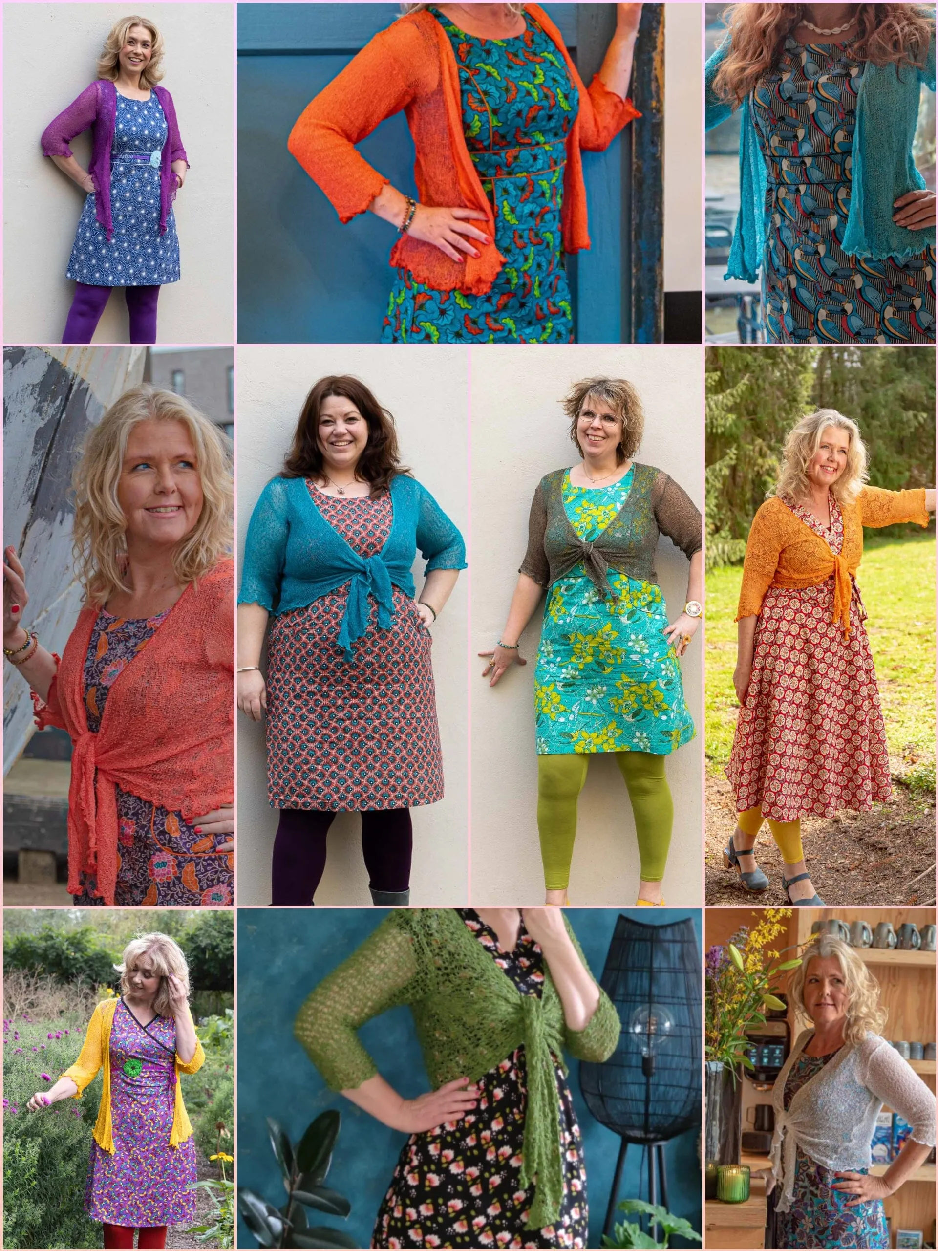 Ikat cardigan - choose your color- all year vest