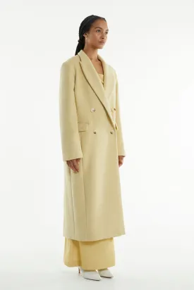 IMMERSION DOUBLE BREASTED COAT | SUN FLECK