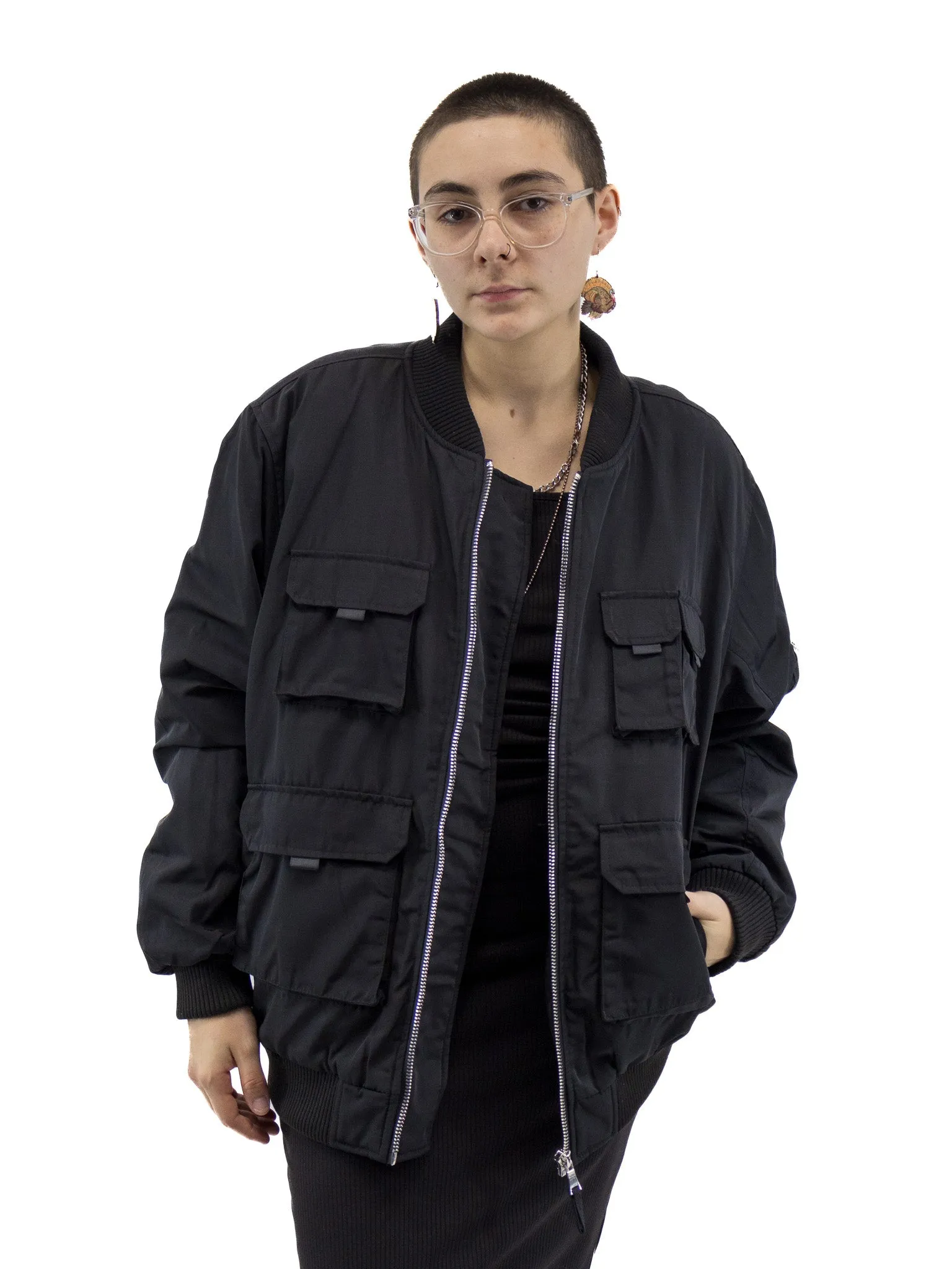 Kaye Utility Bomber Jacket