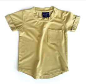 Little Bipsy - Basic Pocket Tee in Mustard