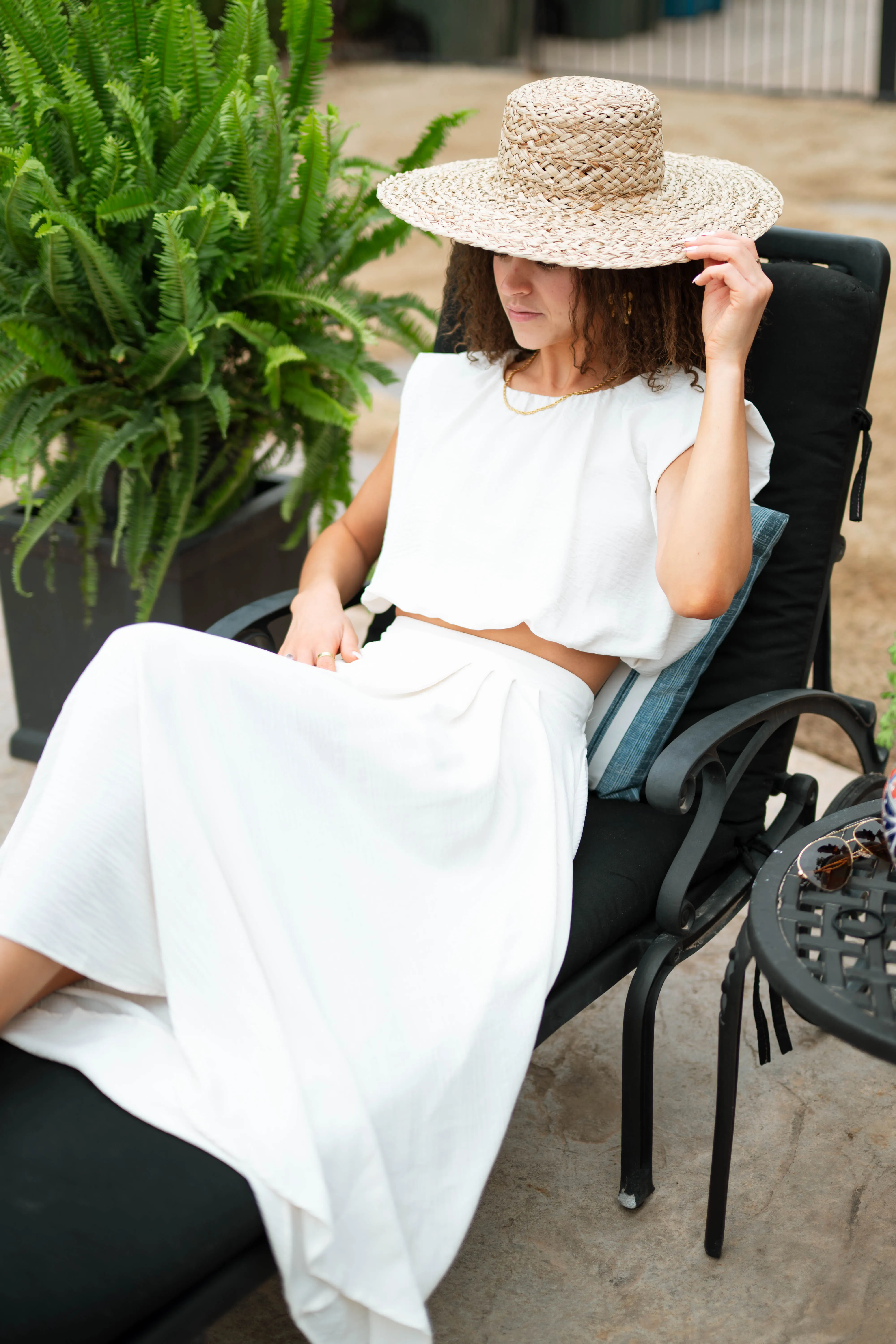 Monterey Midi Skirt - Cream