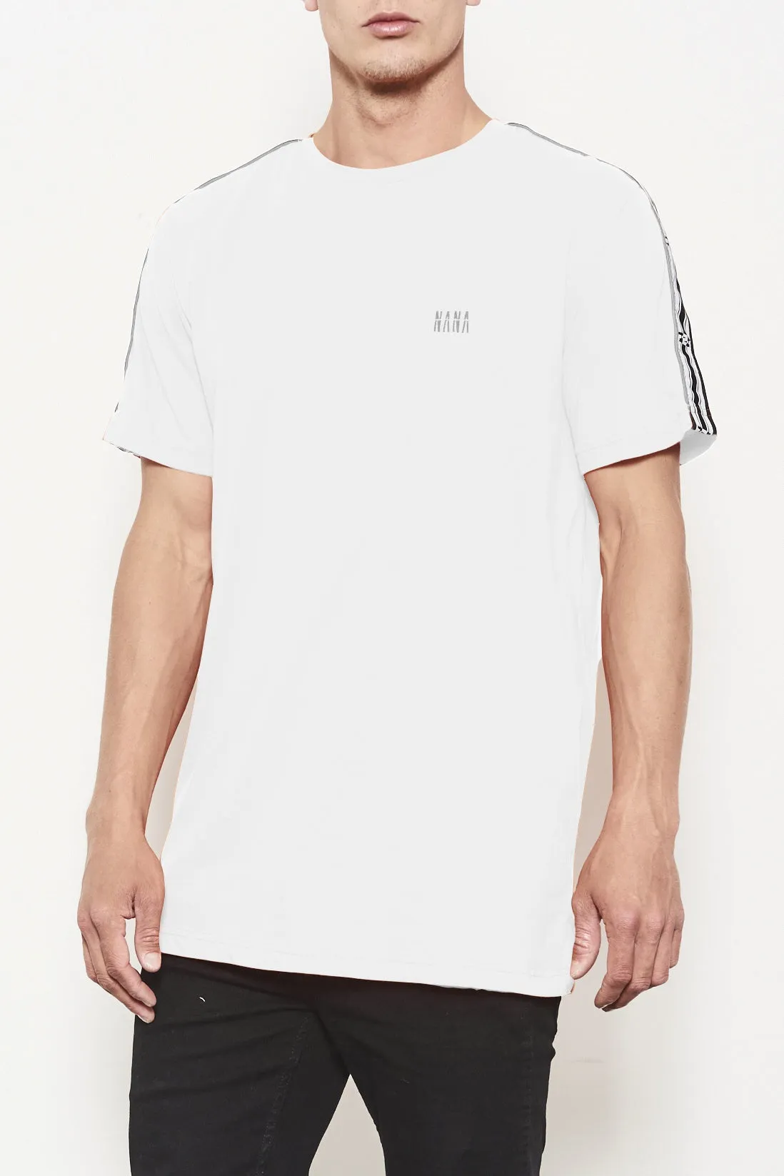 nANA jUDY MENS KINETIC TEE WHITE