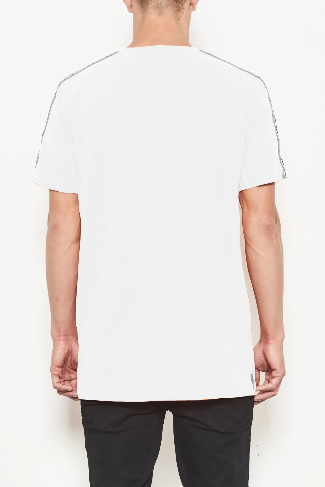 nANA jUDY MENS KINETIC TEE WHITE