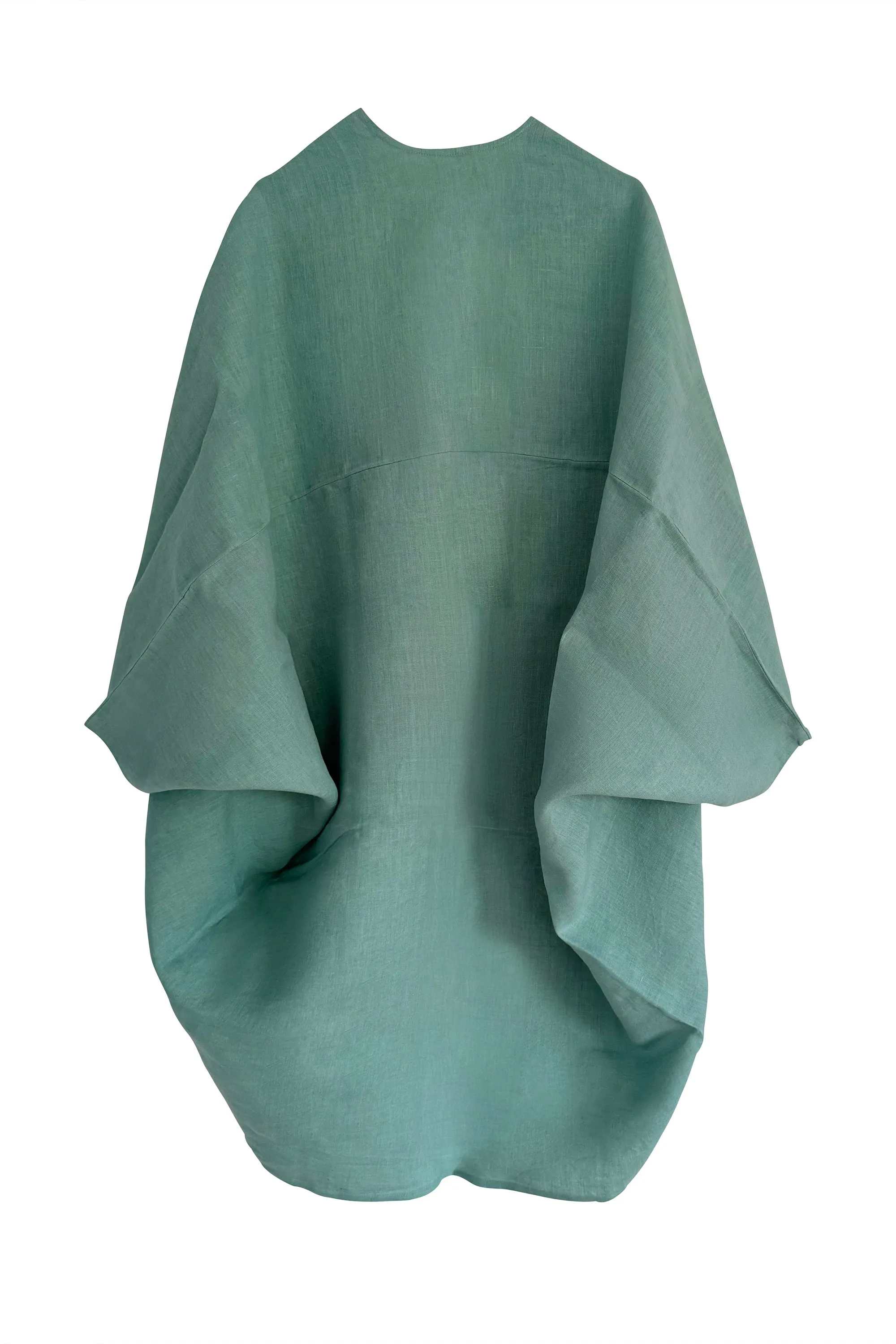 NEW! LINEN Kimono Spruce Green