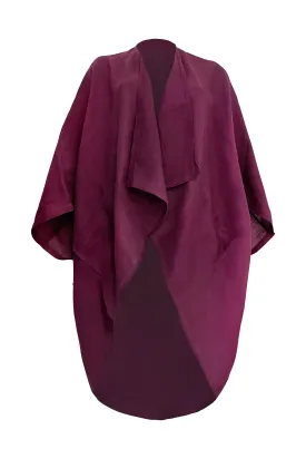 NEW! Petite LINEN Kimono Plum Caspia