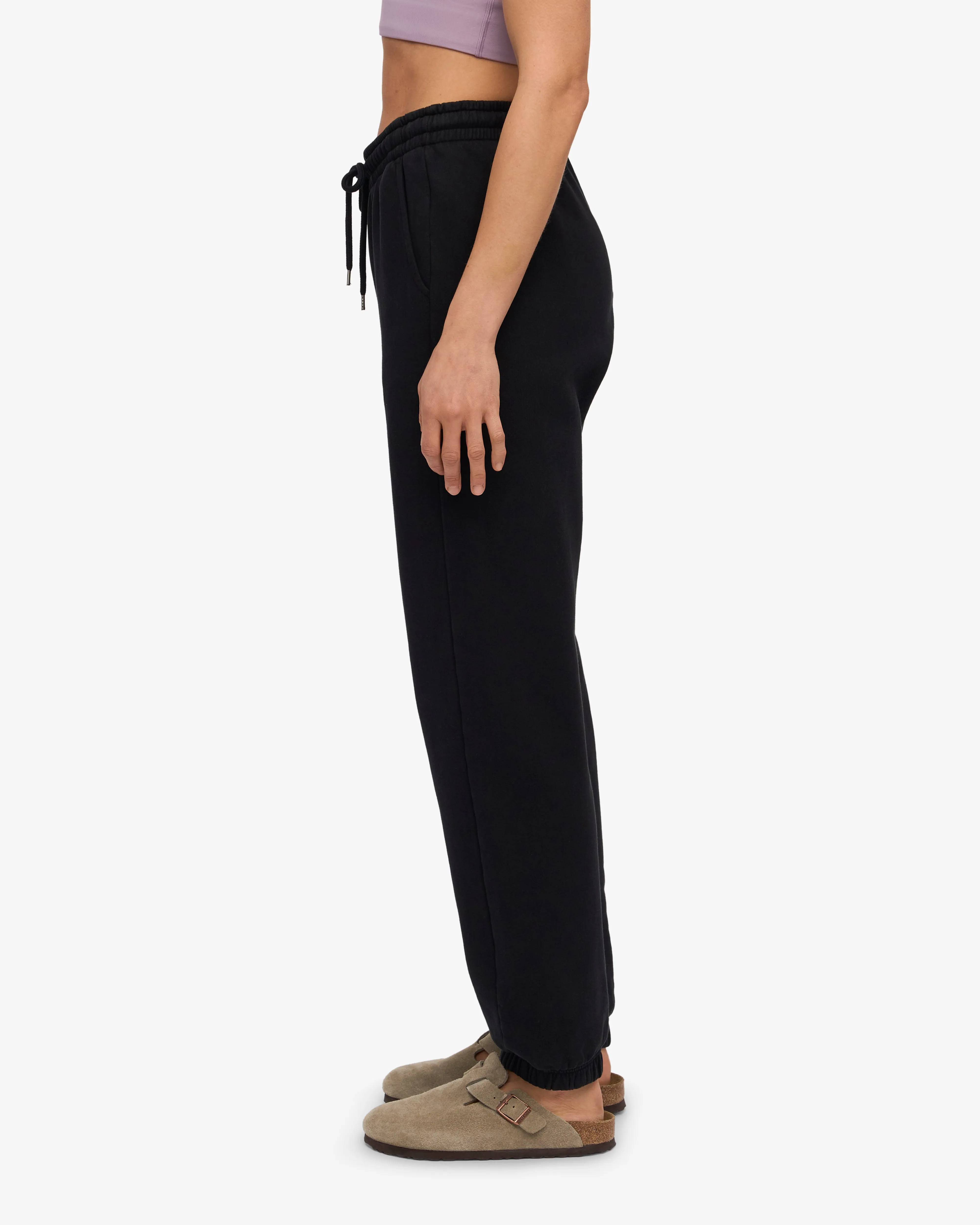 Organic Sweatpants - Deep Black