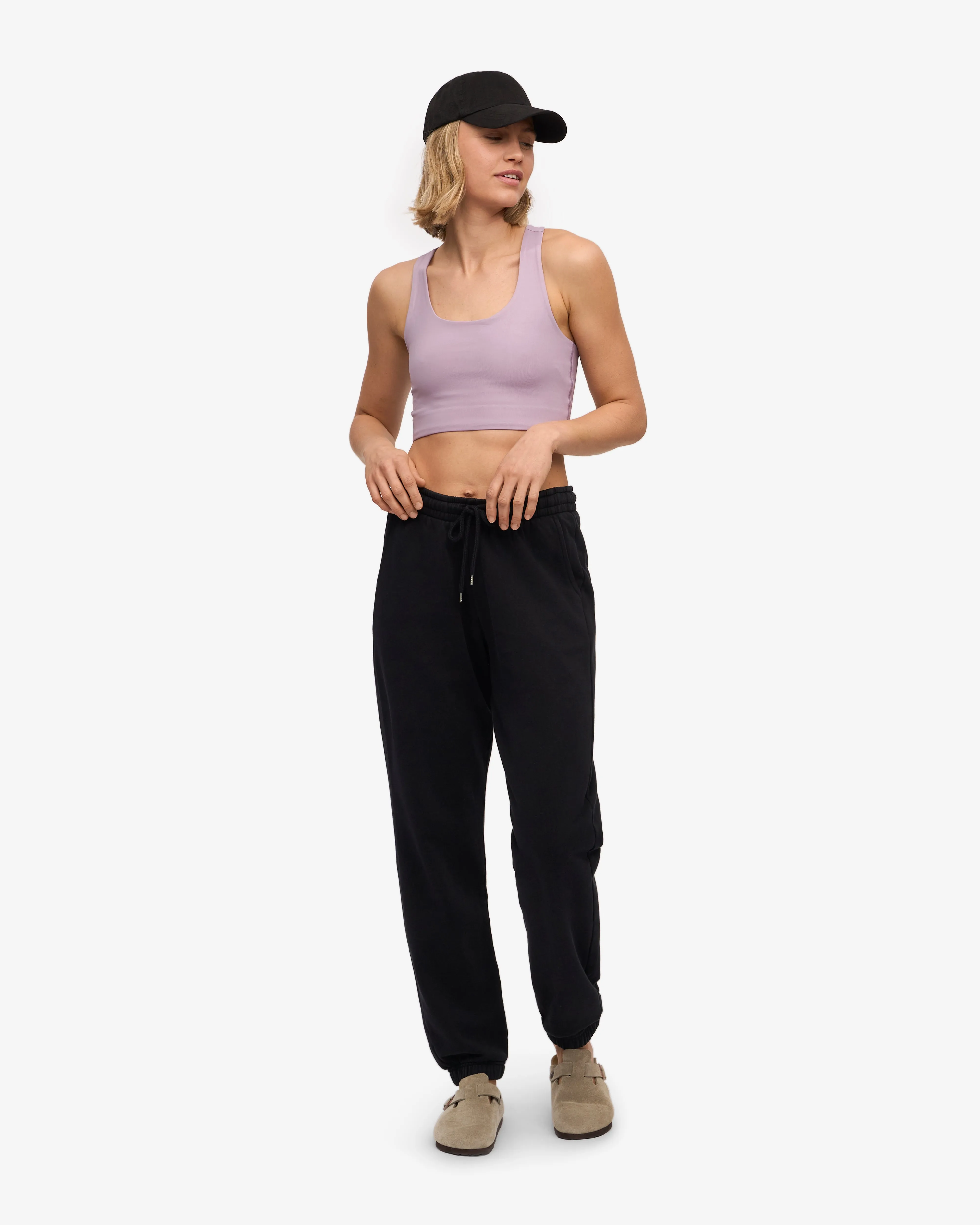 Organic Sweatpants - Deep Black