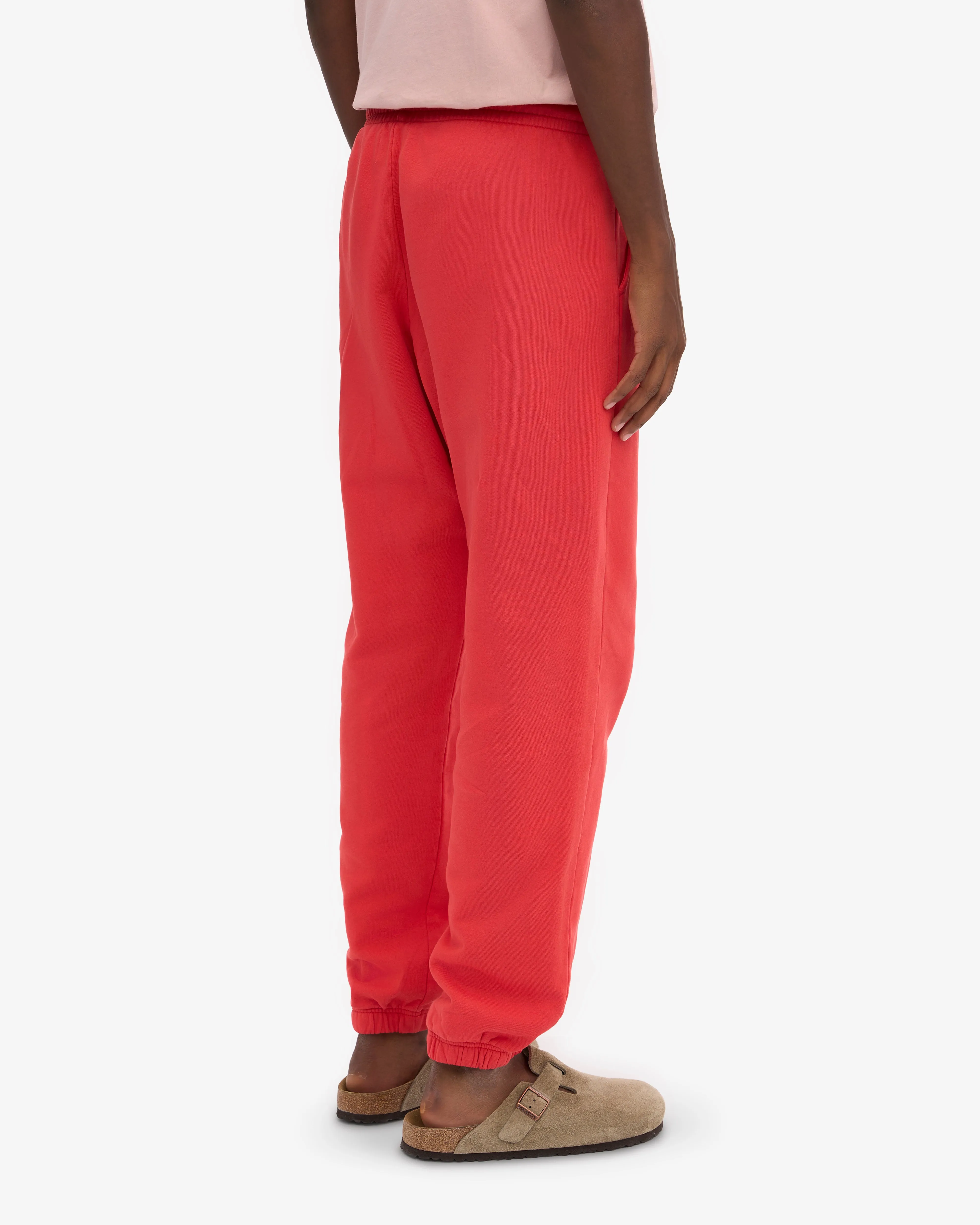 Organic Sweatpants - Red Tangerine