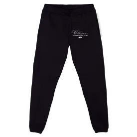 PANTALONCLUB Black Relaxed Sweatpants.