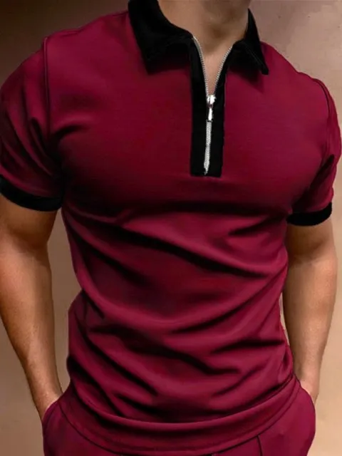 Patterned Polo Shirt