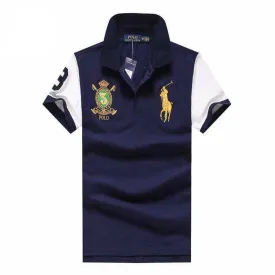 PRL Custom Fit Crown Big Pony 1967 NavyBlue polo Shirt