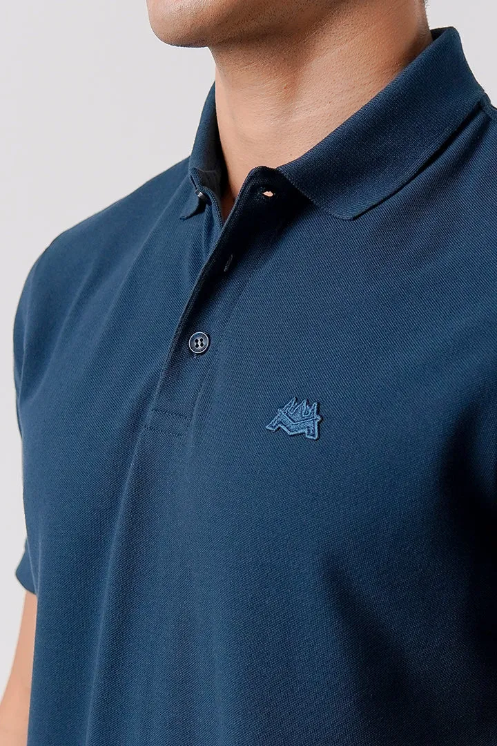 Regular Fit Polo Shirt - Deep Blue