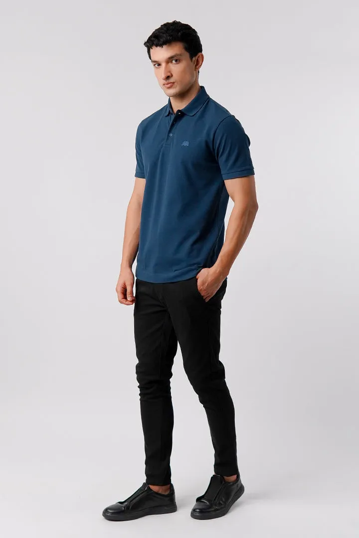Regular Fit Polo Shirt - Deep Blue