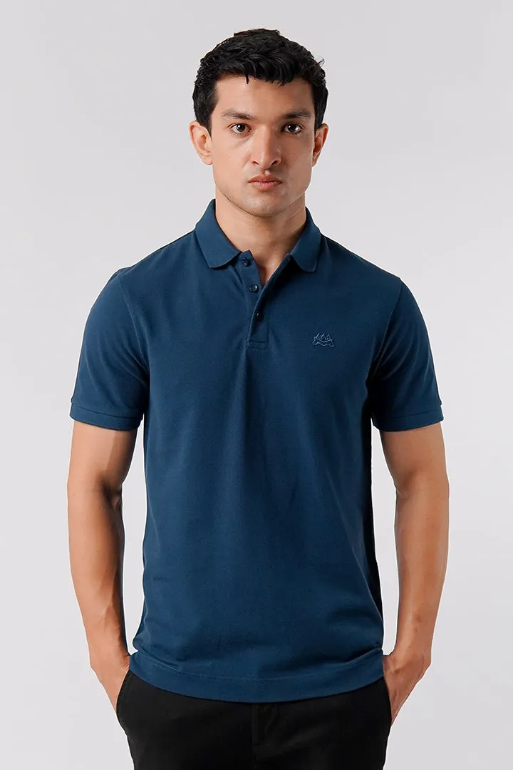 Regular Fit Polo Shirt - Deep Blue