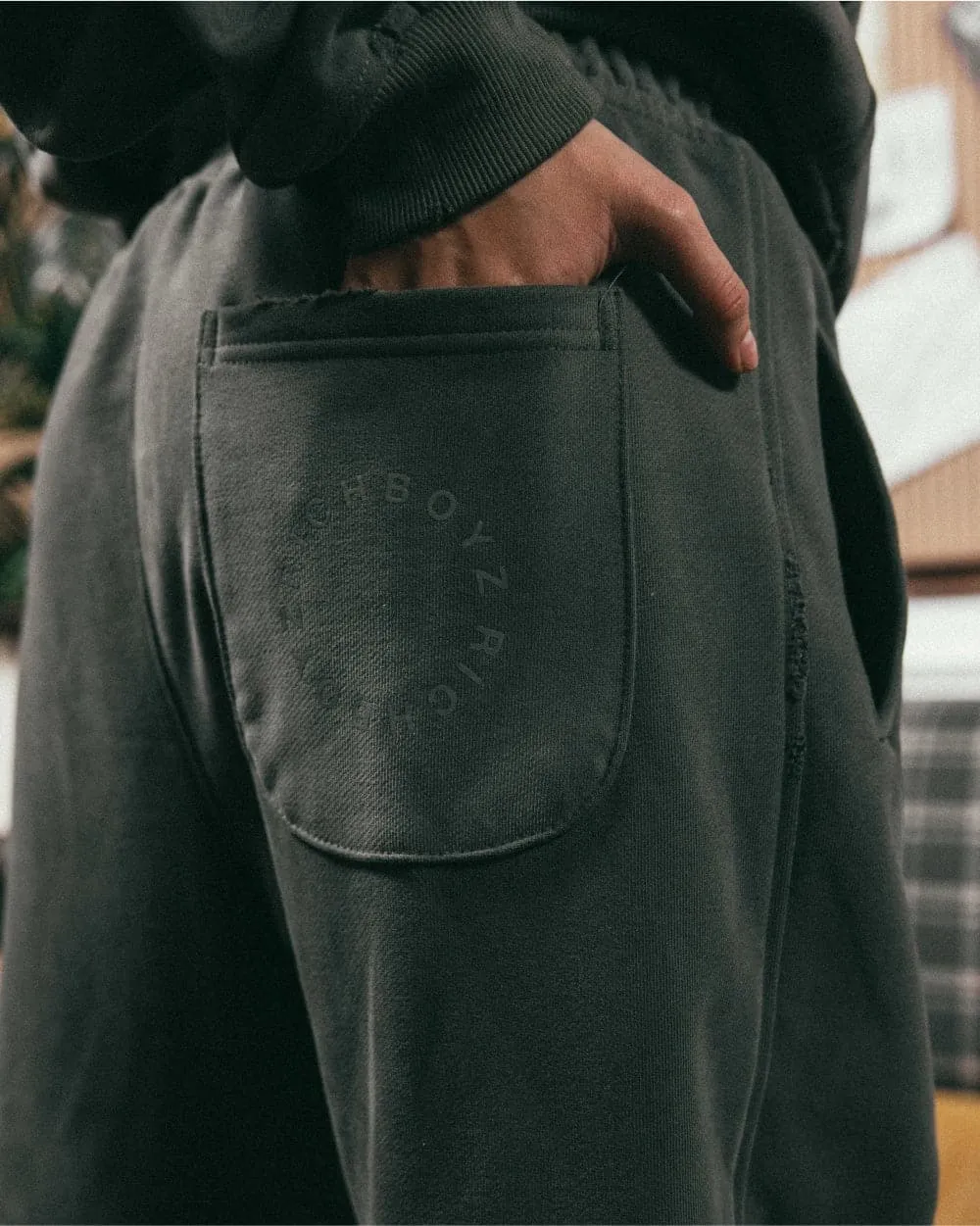 RELAXED SWEATPANTS - SMOKE