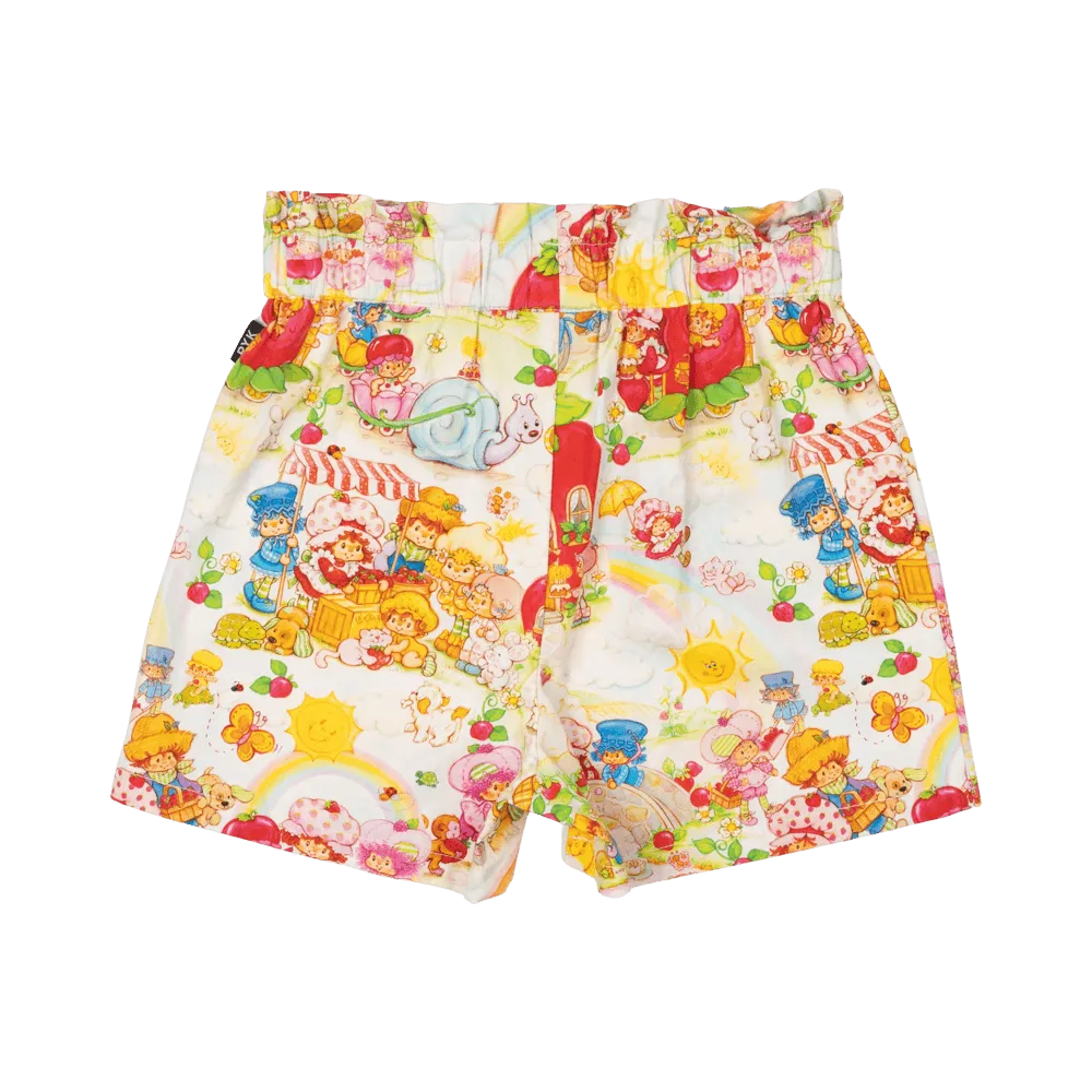 Rock Your Baby Paperbag Shorts - Strawberry Land